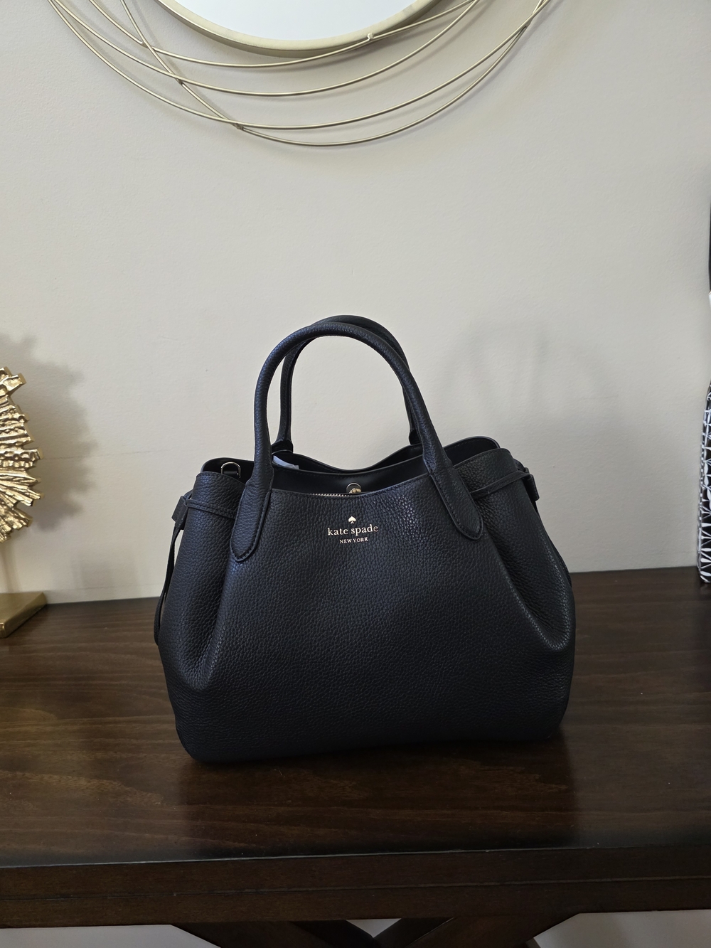 Kate Spade Dumpling Large Satchel in Black
